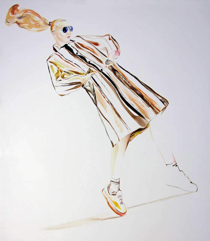 顛躍之初, 2022, 油畫, 45 x 53 cm / 蕭志夫