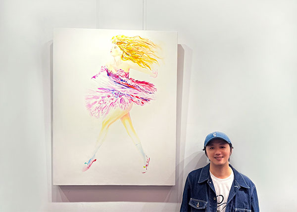 從模特兒到創作者 蕭志夫時尚油畫個展台中登場 - 臺灣時報 Taiwan Times 
